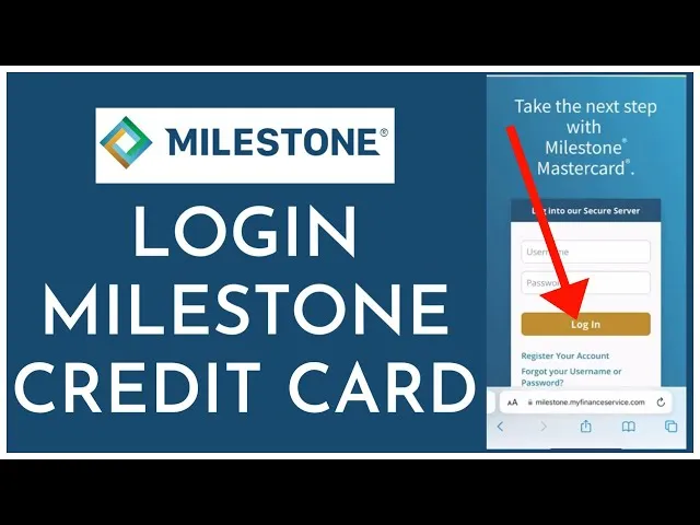 mymilestonecard com login credit card